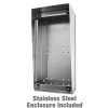 vertical stainless steel enclosure for door station