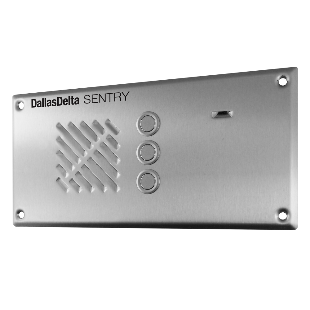 Dallas Delta Sentry 3 button horizontal intercom doorstation