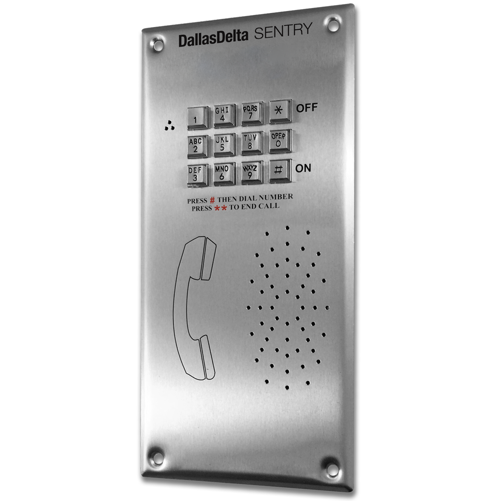 Dallas Delta Sentry keypad button Vertical intercom doorstation